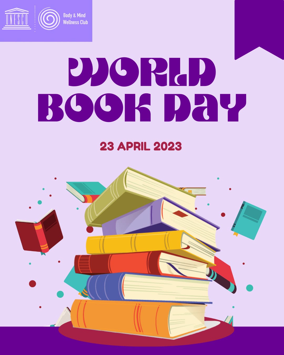 World Book Day UNESCO Body & Mind Wellness Club